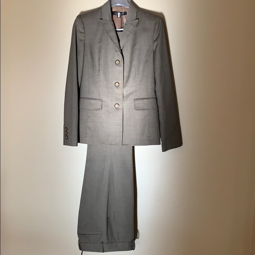 Taupe Anne Klein suit